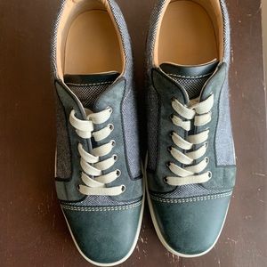 Louis Junior Flat Lisse/Laine Christian Louboutin